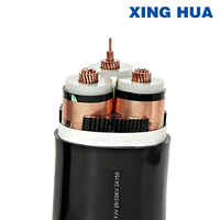 Dreikerniges Kupferleiterkabel für Mittelspannung 26/35kV XLPE-Stromkabel für Fabrikgebiet-Stromversorgung