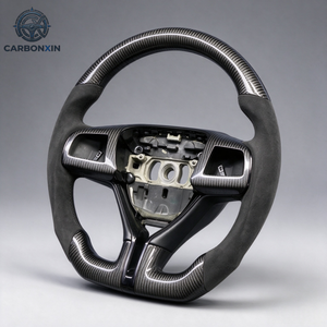 Volante de Cuero y Fibra de Carbono Personalizado para Maserati Quattroporte Ghibli Levante 2014-2018 - Product Image 3