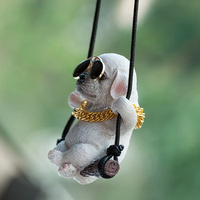Pendentif de voiture pour chien mignon très populaire, pendentif intérieur de voiture, pendentif de voiture DIY petit chiot mignon pour rétroviseur