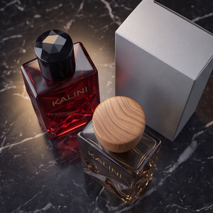 Envase de Perfume de Lujo de Marca Privada, Botella de Vidrio Cuadrada Vacía de 50 ml con Cuello Corto, para Recuerdos de Boda, Artículos de Hotel, con Caja - Product Image 3