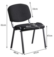 Ergonomische Mesh-Bürostühle für Schwerlastbetrieb, Plüsch-Besprechungsstühle, Stapelbare Empfangsbereich-Stühle, Stapelbare Konferenzraumstühle