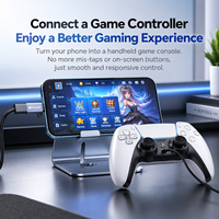 Adaptateur OTG Biaze iPhone L vers USB, convertisseur mâle iPhone L vers femelle USB pour clavier, souris, clé USB d'iPhone/iPad avec porte-clés