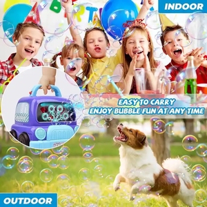 Máquina de Burbujas Jinying para Niños, Generador de Burbujas con Música y Luz, Juguete Automático para Hacer Burbujas - Product Image 5