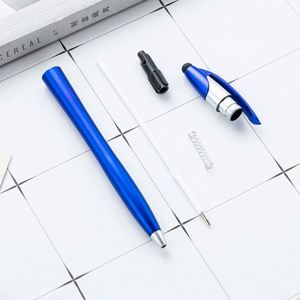 Stylos à bille pour écrans tactiles, stylo d'écriture à encre noire à pointe moyenne, stylo de bureau 2 en 1 avec embouts de stylet - Product Image 4