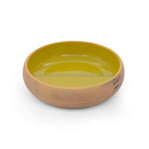 NOUVELLE ARRIVÉE DÉCORATION DE TABLE EN MÉTAL DE FORME RONDE EN BOIS BOL EN RÉSINE DE LUXE DESIGNER DÉCOR À LA MAISON DE CUISINE BOLS EN BOIS - Product Image 3