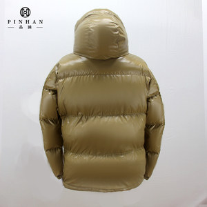 Giacca <span class=keywords><strong>Piumino</strong></span> da <span class=keywords><strong>Uomo</strong></span> Personalizzabile con Logo, Cappuccio Rimovibile, Imbottitura in Piuma <span class=keywords><strong>d</strong></span>'<span class=keywords><strong>Oca</strong></span> 700, Taglie Grandi, Cappotti Invernali Caldi - Product Image 3