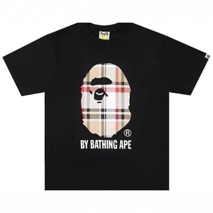 Camiseta de algodón puro de alta calidad al por mayor, de manga corta, con estampado de letras, informal, estilo urbano, holgada, transpirable, para hombres y mujeres jóvenes. - Product Image 3