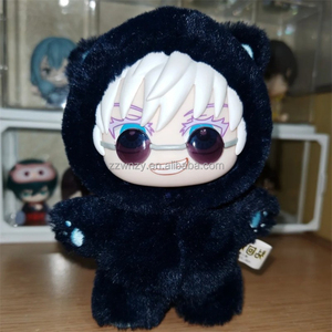 New EAKI <strong>Jujutsu</strong> <strong>Kaisen</strong> Cat Ear Plushie Series Blind Box Figure Desktop <strong>Ornaments</strong> Fashion Pendants Figurines Cute Gift Dolls - Product Image 2