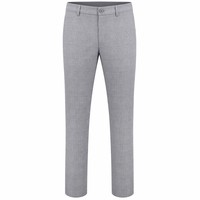 Pantalon de golf pour homme à imprimé sublimation motif Glen Plaid |   Fermeture éclair |   Respirant et léger |   Motif à carreaux gris et blanc |   Performances
