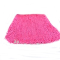 Frange en polyester en gros pour la décoration de robes latines, accessoires textiles, avec des tailles de 20 cm, en fibre de dentelle