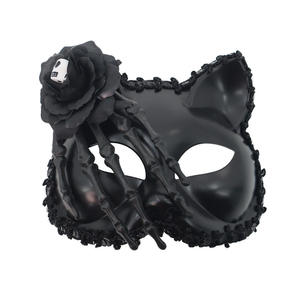 <span class=keywords><strong>Maschera</strong></span> in Lattice a Mezza Faccia con Viso di Gatto Horror per Halloween e Feste in <span class=keywords><strong>Maschera</strong></span> - Trucco Sexy per Uomini e Donne - Product Image 5