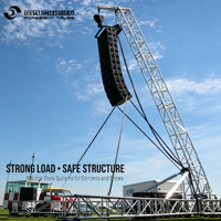 Système de tour de levage pour enceintes Foresight FT-Truss en aluminium, léger, en alliage 6082-T6, modulaire, assemblage rapide, haute capacité de charge