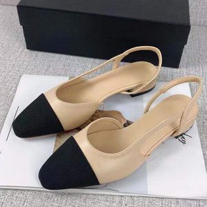 Sandalias de Tacón Bajo para Mujer, 2.5CM/7CM, Zapatos de Tacón, Sexy, Punta Cerrada, Mules 2024 - Product Image 6