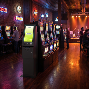 Sistema TICO ATM Kiosk con Dispensador de Efectivo Puloon LCDM4000 y Barra de Luces para Gabinetes de Juegos de Habilidad Serie Fusion Link de Big Daddy Games - Product Image 3