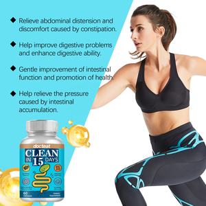 Cápsulas de Limpieza Intestinal Herbal al por Mayor para el Cuidado Diario Suave del Cuerpo, 15 Días - Product Image 3