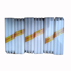 Candela conica prezzo a buon mercato per uso domestico paraffina bastone bianco per tavola candela - Product Image 1