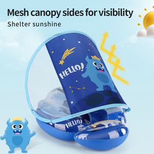 Swimbobo bé <span class=keywords><strong>inflatable</strong></span> nổi trẻ em bơi phao eo huấn luyện viên trẻ em bơi hồ bơi nước đồ chơi Vòng PVC bé Float với tán - Product Image 5