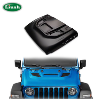Capot de couvercle de moteur Liush de Style chaud pour Jeep Gladiator 2018 + Kit de carrosserie de capot de moteur de voiture Modification de voiture en acier au carbone