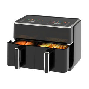 10L Doble Cesta Ventana Antiadherente 2 Panel de control Freidora de aire digital 5L 5L <span class=keywords><strong>Juntos</strong></span> - Product Image 2