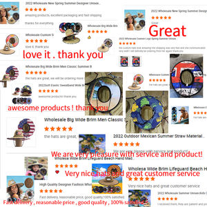 Sombreros de paja para hombre, sombreros de paja personalizados, sombreros de paja de ala ancha, sombreros de paja para exteriores con logotipo personalizado, sombreros huecos - Product Image 6