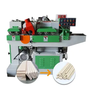 China Fabricação Automática Vassoura Handle Dowel Making Machine Madeira Rodada Rod Stick Machine Máquinas para trabalhar madeira