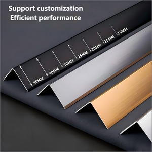 Profilé décoratif en aluminium <span class=keywords><strong>noir</strong></span> titane doré pour carrelage mural et <span class=keywords><strong>escalier</strong></span> - Product Image 5