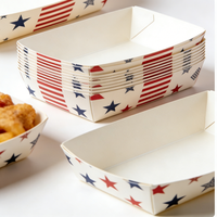 Boîte à collations pour fête, bâtonnets de mozzarella, corn-dogs, poulet frit, anneaux d'oignon, frites, barquettes à collations jetables en gros