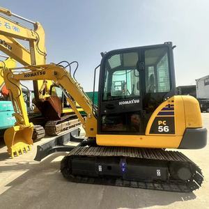Excavadora Komatsu PC56 Usada de 5.6 Toneladas, en Buen Estado, Modelo Popular en Japón, Disponible en Stock - Product Image 1