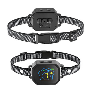 Anti Bark Pet Collar Dog Trainer Color <b>Screen</b> Dual <b>Vibration</b> Automatic Bark Control Device Black ABS Material - Product Image 5