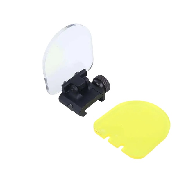 Yellow Durable Plastic Foldable Lens Protector for Reflex Sight Scope