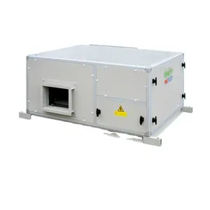 Unité emballée horizontale refroidie <span class=keywords><strong>à</strong></span> l'eau R410A compresseur condenseur matériau en aluminium <span class=keywords><strong>pompe</strong></span> <span class=keywords><strong>à</strong></span> <span class=keywords><strong>chaleur</strong></span> eau-air avec moteur durable - Product Image 1