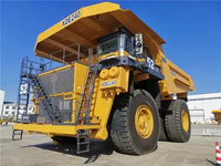 Camion minier sûr et puissant de 240 tonnes à double essieu, camion à benne rigide XDE240 avec transmission électrique