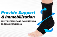 Manchon de compression pour genou en SPANDEX NYLON, support de cheville pour la course et l'haltérophilie, attelle de protection de cheville – Vente chaude directe usine