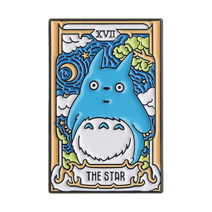 8 Ontwerpen Anime Serie <span class=keywords><strong>Tarot</strong></span> Kaart Stijl Broche Pin Creatief Cadeau Cosplay Metal Badge Pin Legering Broche Ornamenten Voor Rugzak - Product Image 3