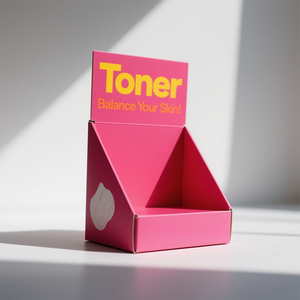 Biểu tượng tùy chỉnh in giấy sóng cửa hàng tạp hóa hiển thị hộp truy cập hàng đầu nhỏ hộp các tông đứng - Product Image 3