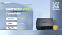 Mineur chanceux populaire LV08 Bitcoin Mining Solo Miner WIFI 4.5TH/S SHA256 Crypto Miner