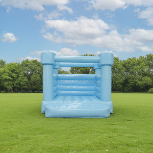 Brincolín Inflable Comercial Personalizado para Bodas en Interiores, Material de PVC, Fácil de Instalar, Casa de Brinco Rosa para Fiestas de Cumpleaños Infantiles - Product Image 1