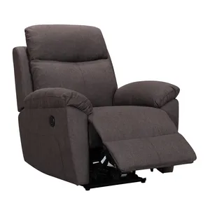 Home Cinema Lazy Boy PU Leather Single 360 Swivel Manual Recliner Chair with Massage Function