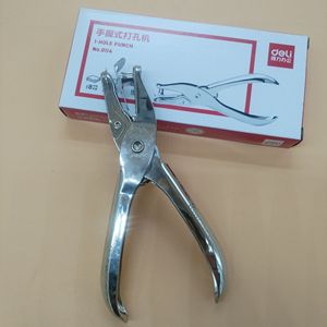 Perforadora Manual Deli de 1 Orificio, Perforadora Metálica Estándar para Uso de Oficina - Product Image 1