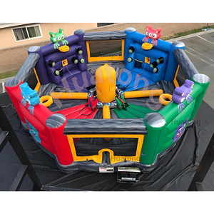 Juego Inflable Interactivo de PVC para Exteriores, Juego de Hipopótamo Inflable, Juego Deportivo de Bungee Running para Niños y Adultos - Product Image 4