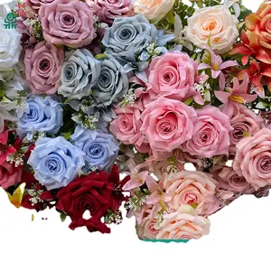 LFH 7x9 x çiçek gül paketi ile köşe ev dekorasyon otel güzellik Chen ipek