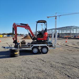 Steel Flatbed <strong>Trailer</strong> Car Transporter Reboque De <strong>Other</strong> <strong>Trailers</strong> with Ramps - Product Image 2