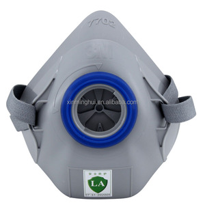 <span class=keywords><strong>Masque</strong></span> respiratoire demi-visage réutilisable en silicone 7702 avec filtre à <span class=keywords><strong>charbon</strong></span> <span class=keywords><strong>actif</strong></span>, protection anti-poussière et antivirus, directement de l'usine - Product Image 1