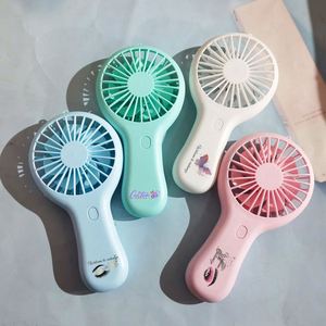 Wholesale Private Label Electric Battery Powered Mini Small Handheld Fans <b>USB</b> Rechargeable Portable Hand Held Fan - Product Image 2