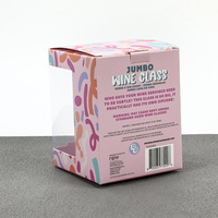 Boîte cadeau en carton ondulé de qualité supérieure, couleur personnalisée, boîte d'avion, emballage avec fenêtre transparente pour l'emballage des articles de tous les jours