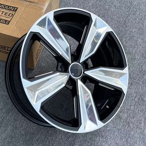 YXQ Roues forgées 5x112 PCD 18 19 pouces 30mm 38mm Offset <span class=keywords><strong>5</strong></span> rayons Conception pour Audi A3 A4 A5 Machine Face <span class=keywords><strong>jante</strong></span> en aluminium <span class=keywords><strong>Ds</strong></span> <span class=keywords><strong>5</strong></span> <span class=keywords><strong>5</strong></span> ans - Product Image 2