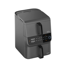 Friteuse à air numérique intelligente 11L à double compartiment supérieur et inférieur, sans BPA, en acier inoxydable, pour cuisson rapide et contrôle intelligent - Product Image 1