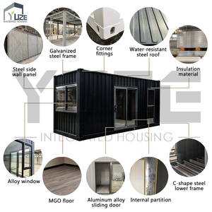 40ft Design de luxe à usage résidentiel Décoration <span class=keywords><strong>en</strong></span> <span class=keywords><strong>bois</strong></span> Maison de jardin mobile préfabriquée fabriquée <span class=keywords><strong>en</strong></span> conteneurs d'expédition - Product Image 5