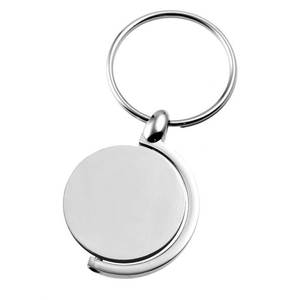 Llavero Giratorio con Globo Terráqueo, Diseño de Mapa Mundial en Metal Plateado, Accesorio de Regalo para Viajeros - Product Image 2