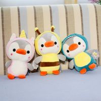 Abeille pingouin Animal en peluche doux jouet mignon Kawaii Nylon poupée pour enfants cadeau